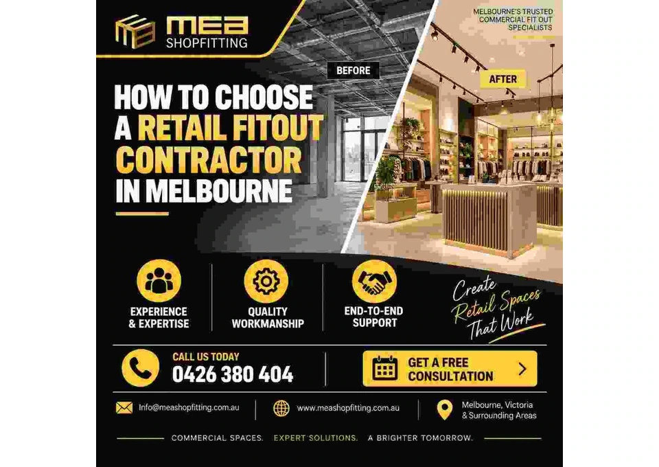 Retail Fitout Contractor in Melbourne