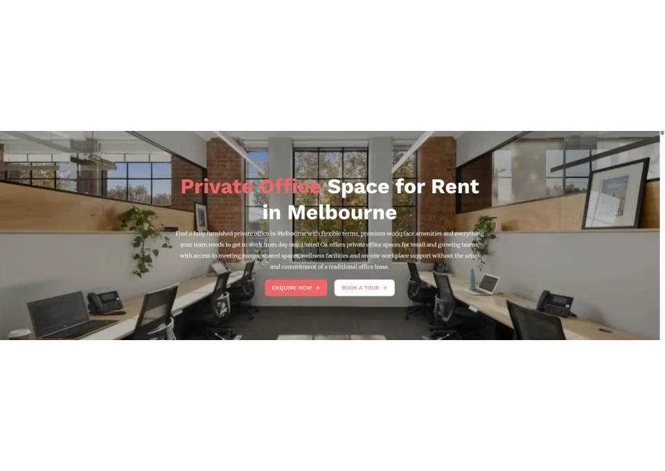 Private Office Space for Rent in Melbourne