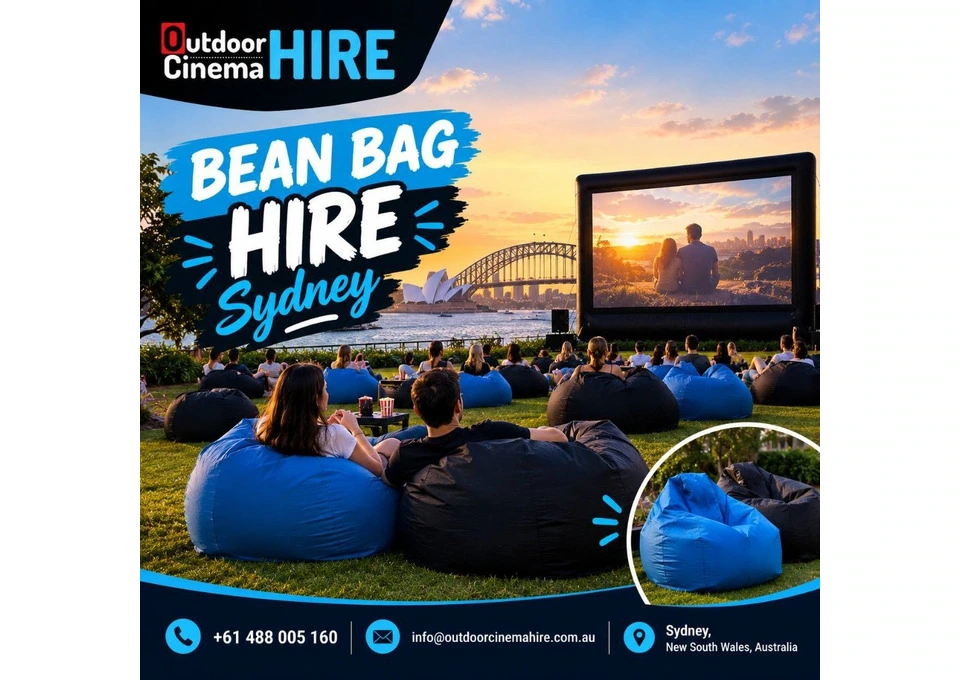 Bean Bag Hire Sydney for Outdoor Events and Movie Nights photo 1