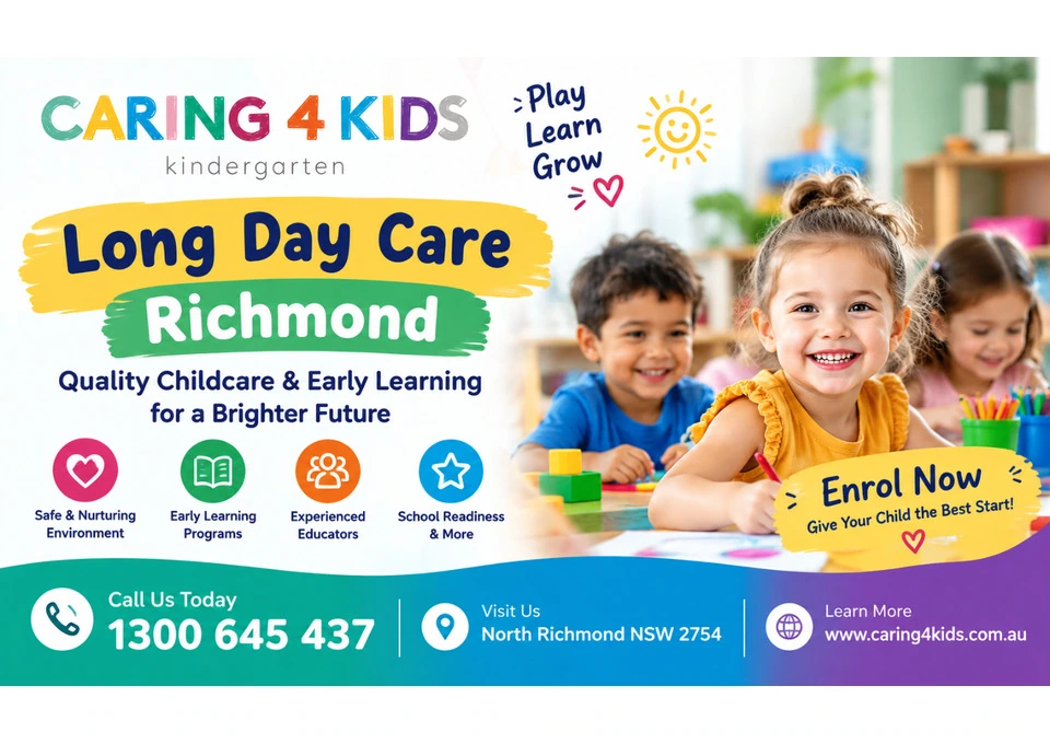 Trusted Long Day Care Richmond – Caring 4 Kids photo 1
