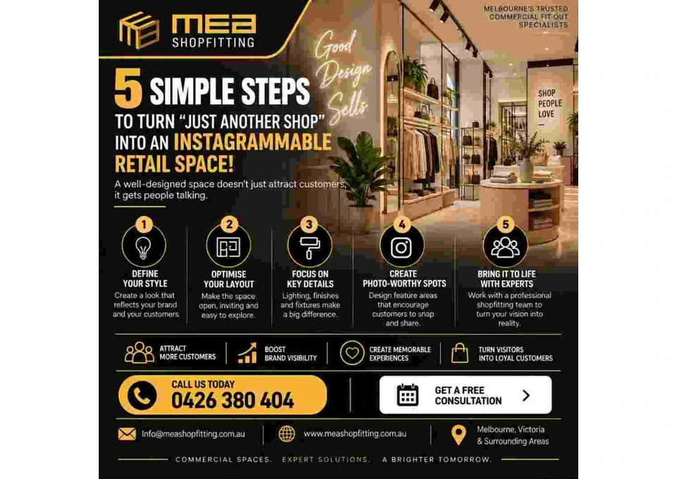 MEA Shopfitting – 5 Steps to Turn "Just Another Shop" photo 1