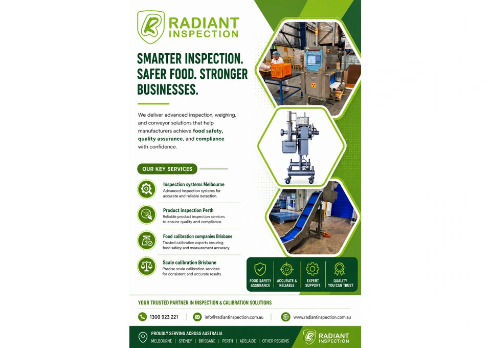 Food inspection equipment servicing Sydney