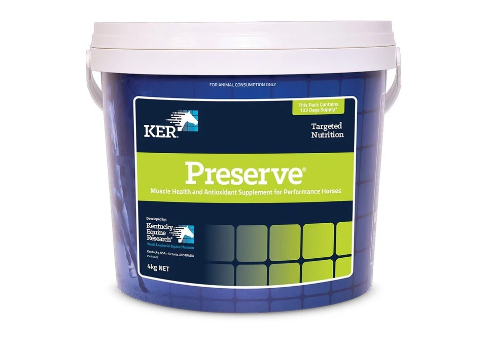 KER Preserve Muscle Health & Antioxidant Supplement for Horses 4kg | VetSupply