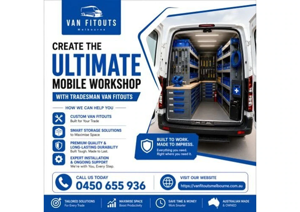 Create the Ultimate Mobile Workshop with Tradesman Van Fitouts photo 1
