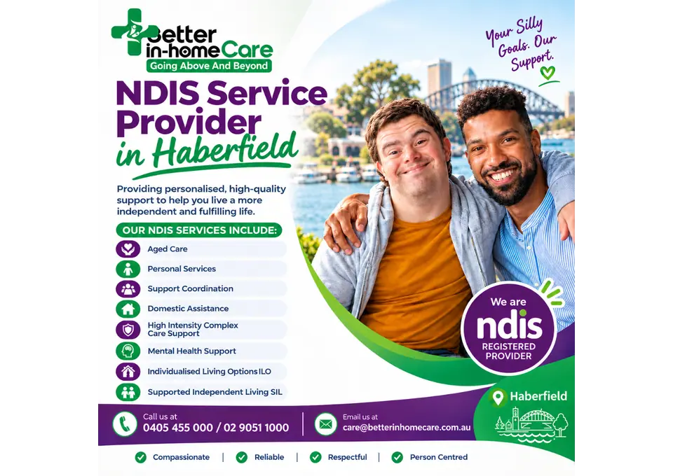 Registered NDIS Service Provider in Haberfield, 02 9051 1000 | Betterinhomecare photo 1