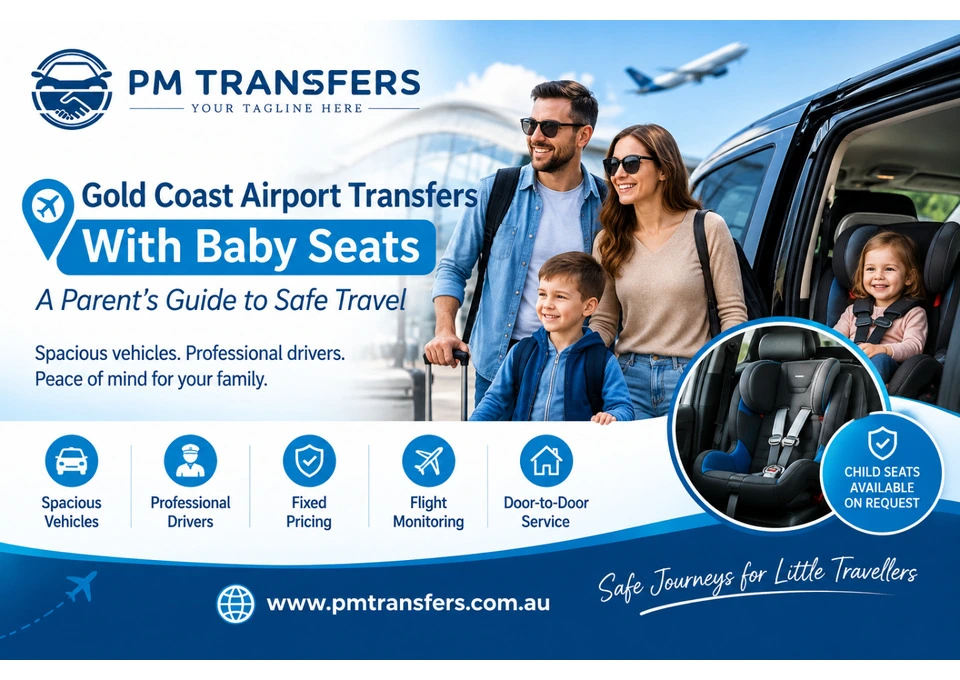 Gold Coast Airport Baby Seat Transfers for Families | PM Transfers