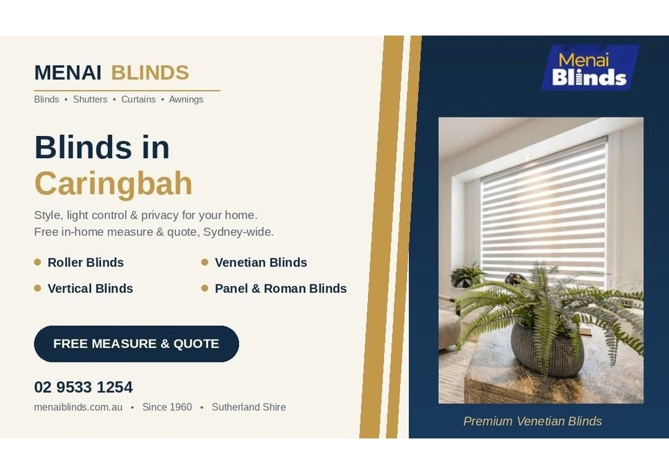 Blinds Caringbah for Stylish & Comfortable Interiors