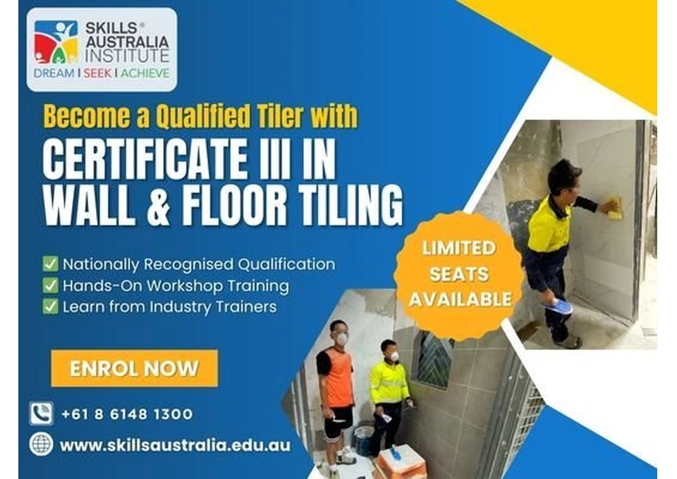 Excel in Tiling with Cert 3 in Wall and Floor Tiling photo 1