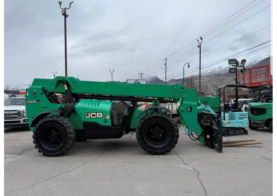 Telehandler Forklift 2018 JCB 509-42 4x4x4 9,000 LB 42' Reach Diesel Telescopic Fork Lift
