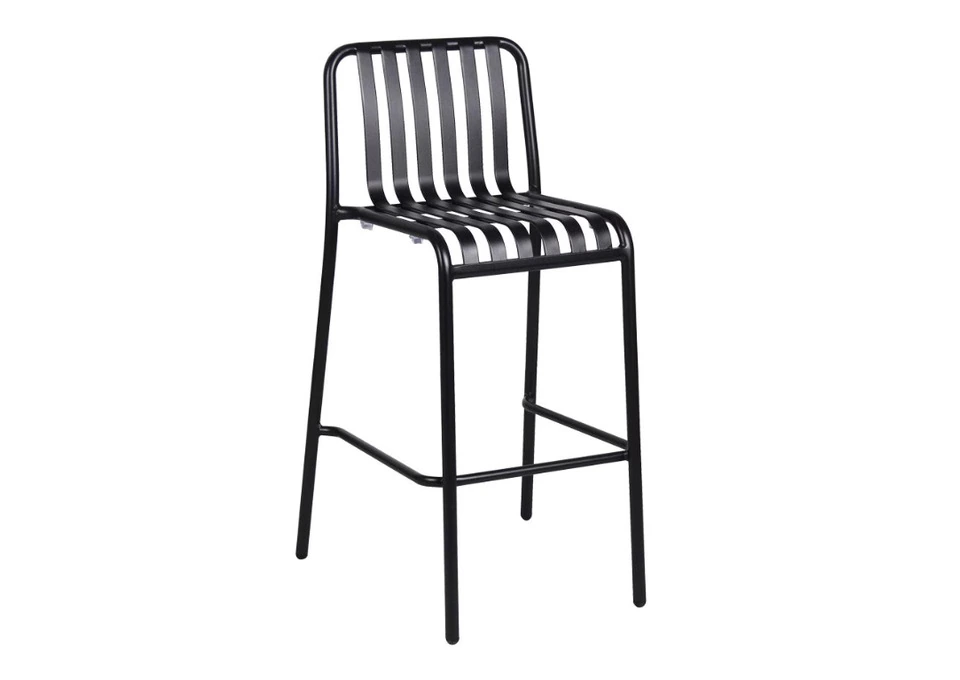 Bordeaux Black Bar Stool for Refined Hospitality Settings photo 1