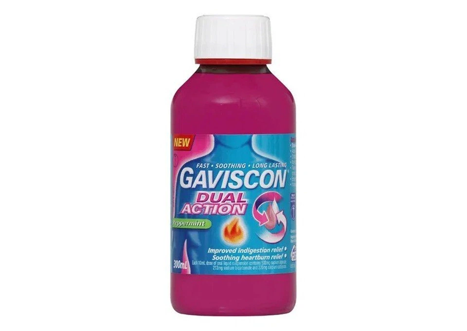Gaviscon Dual Action Peppermint Liquid 300ml photo 1