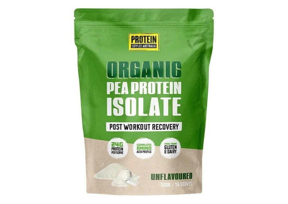 Organic Pea Protein Isolate Powder – 500 gm photo 1