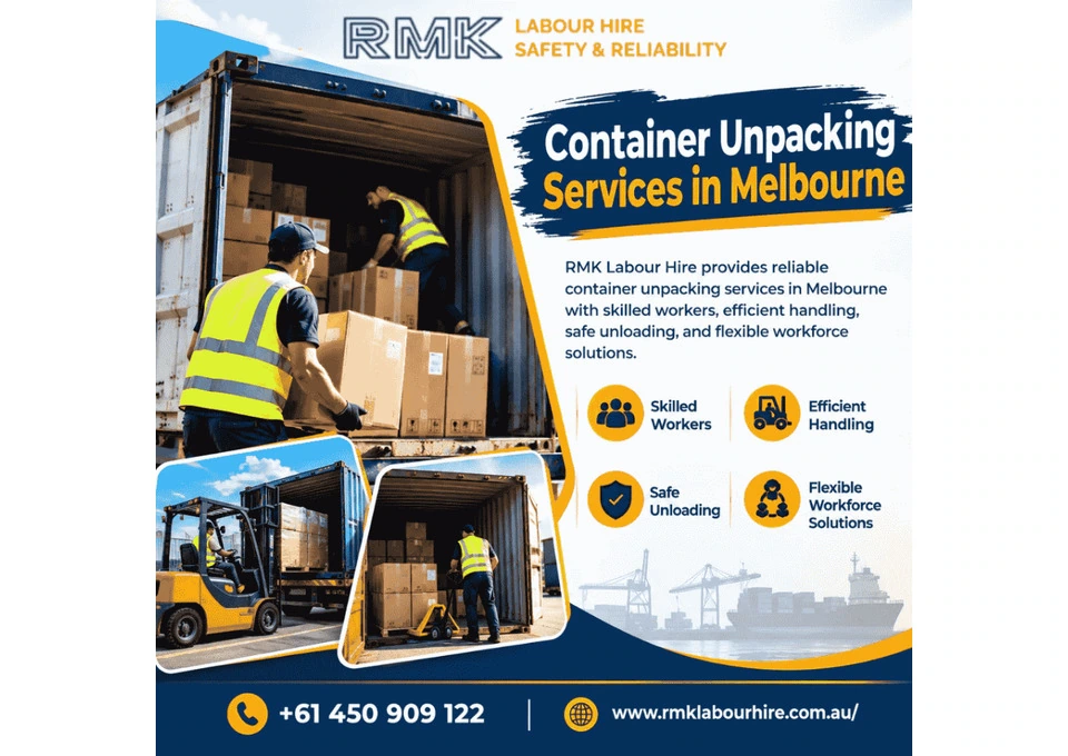 Container Unpacking Services in Melbourne Melbourne photo 1