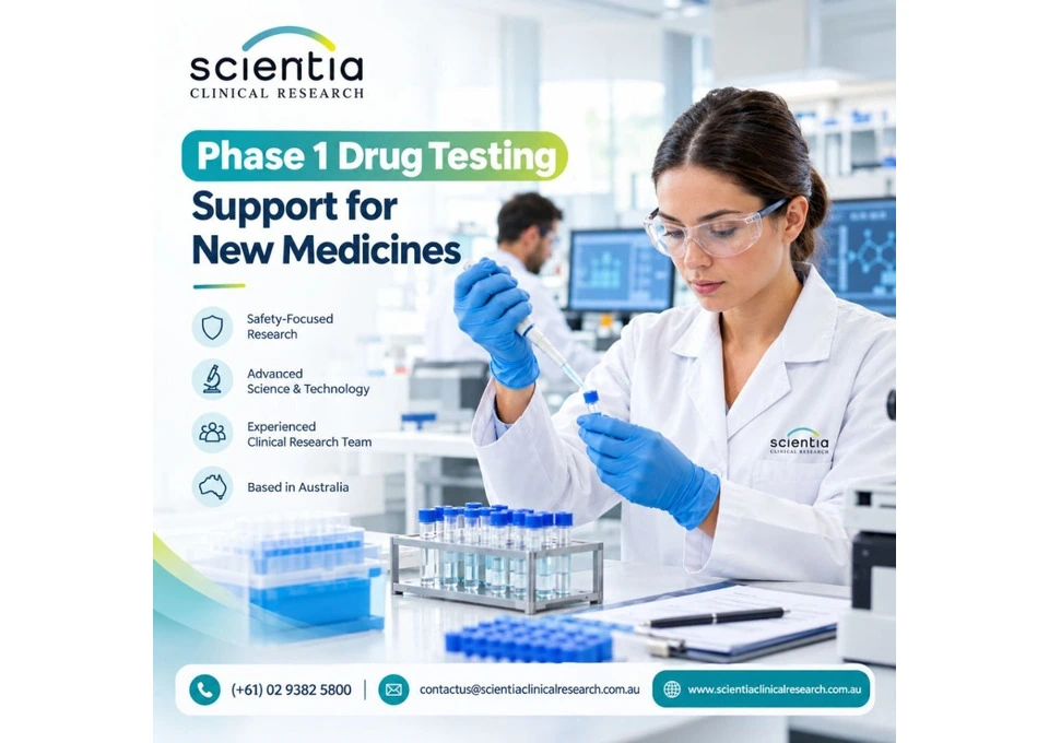 Phase 1 Drug Testing Support for New Medicines photo 1