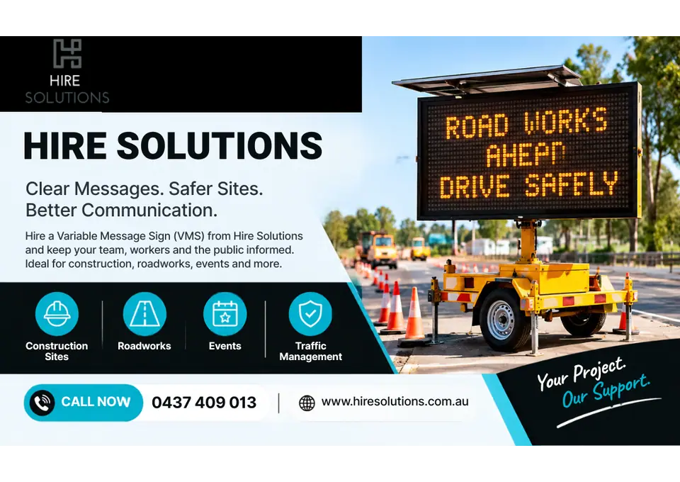 VMS Sign Hire for Roadworks & Events photo 1