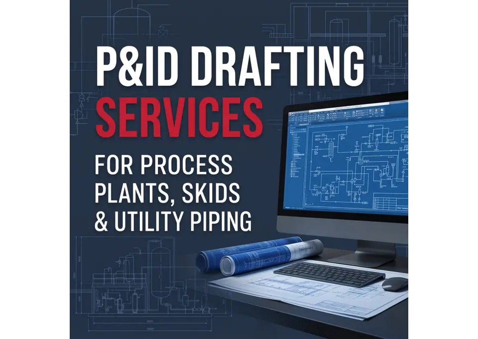 P&ID Drafting Services for Process Plants, Skids and Utility Piping photo 1