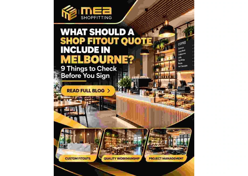 hat Should a Shop Fitout Quote Include in Melbourne?