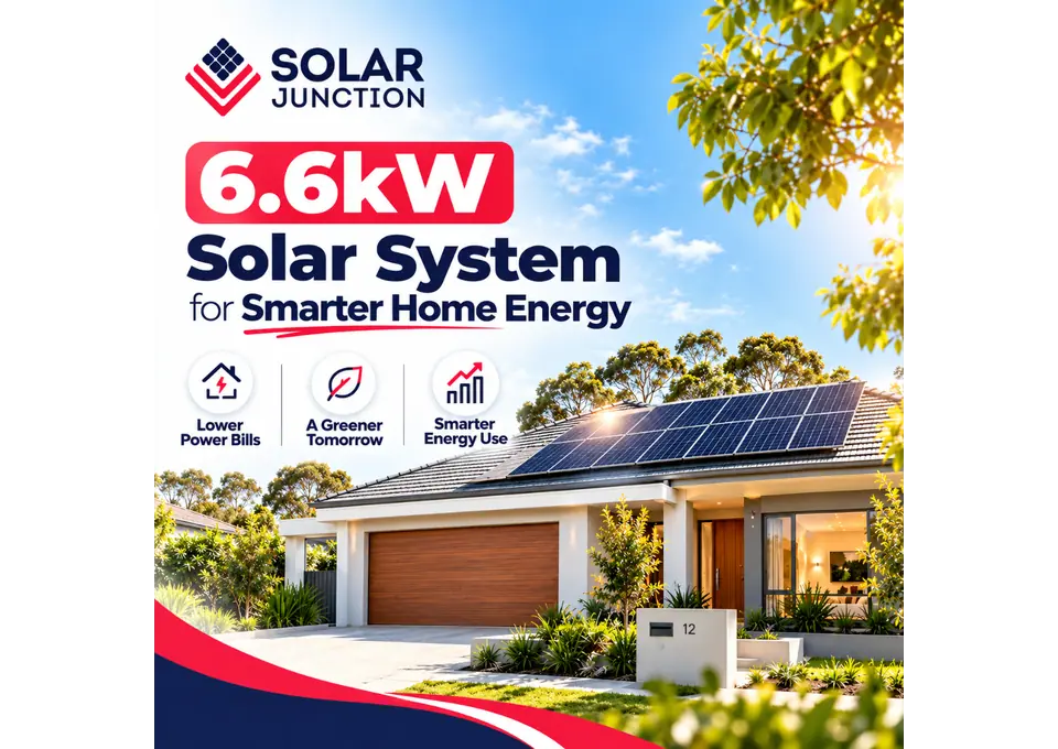 6.6kW Solar System for Smarter Home Energy