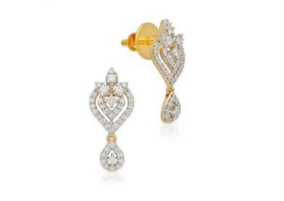 Diamond Earrings in Melbourne | Anu Jewellers photo 1