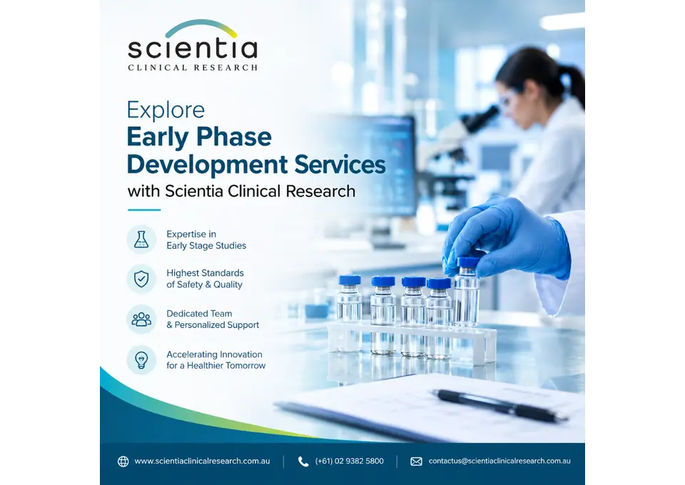 Explore Early Phase Development Services with Scientia Clinical Research photo 1