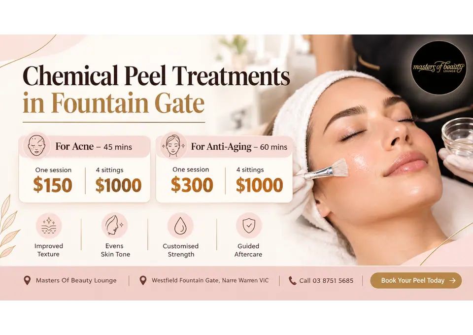Chemical Peel Treatments in Fountain Gate | Masters of Beauty Lounge photo 1