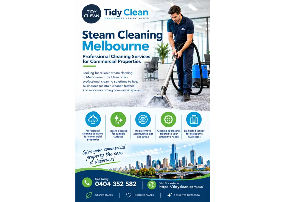 Steam Cleaning Melbourne – Professional Cleaning Services for Commercial Properties photo 1