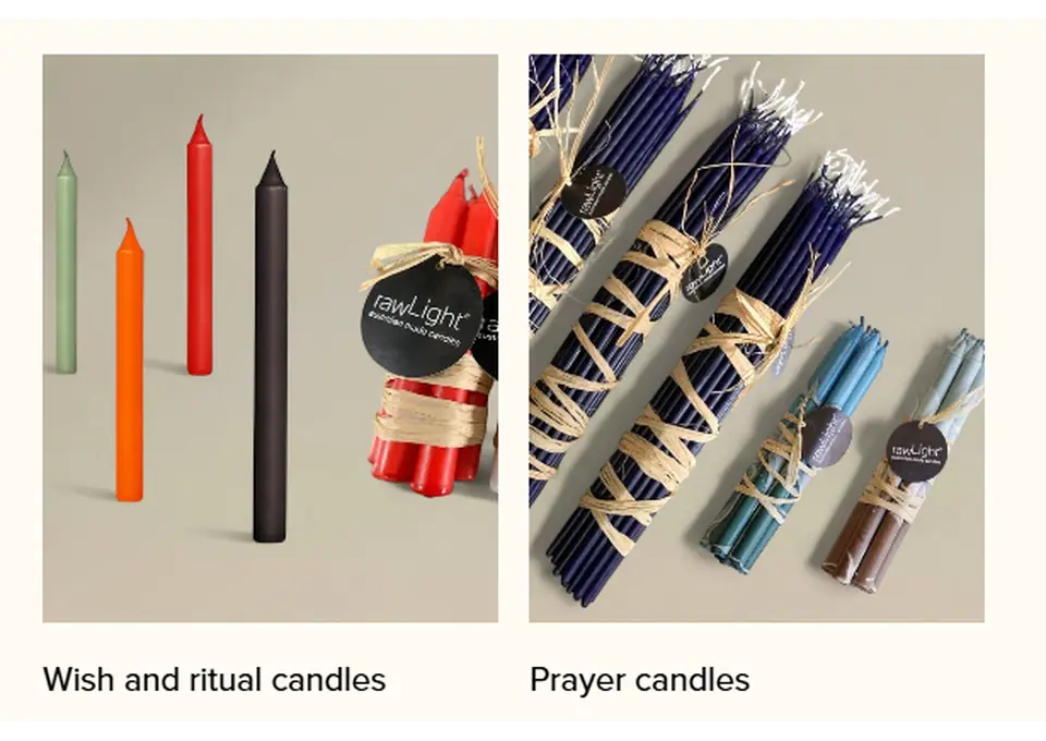 Palm Sunday Candle Wholesale | Jerusalem Candle wholesale | rawLight photo 1