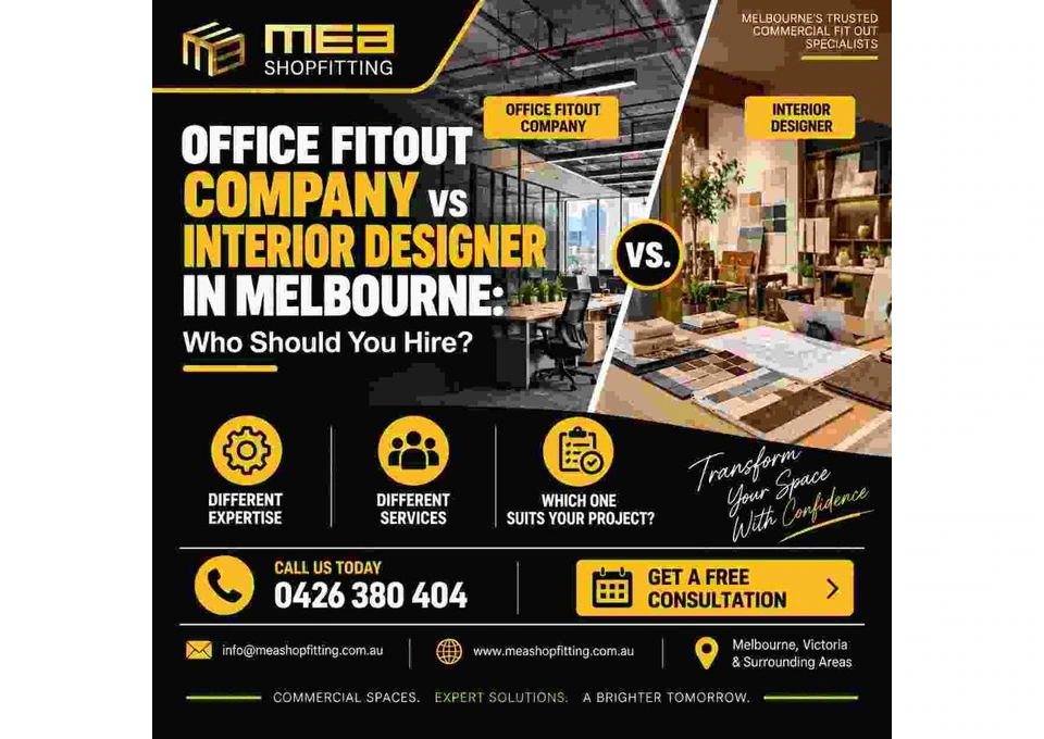 Office Fitout Company vs Interior Designer in Melbourne photo 1