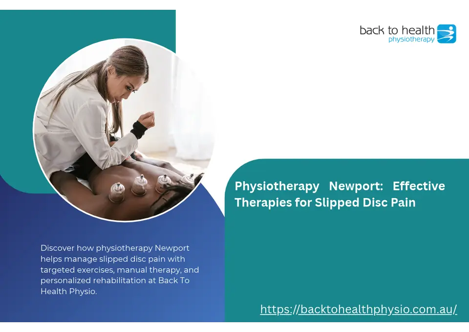 Physiotherapy Newport: Therapies Helpful for Treating a Slipped Disc photo 1