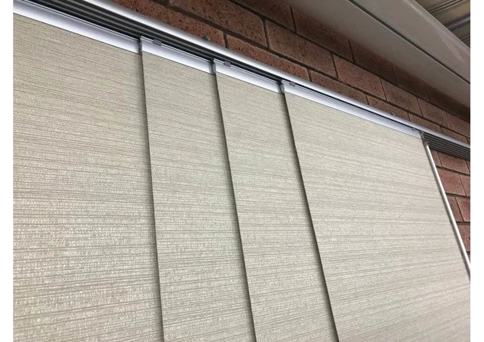 Cover wide windows and sliding doors with panel blinds in Perth.