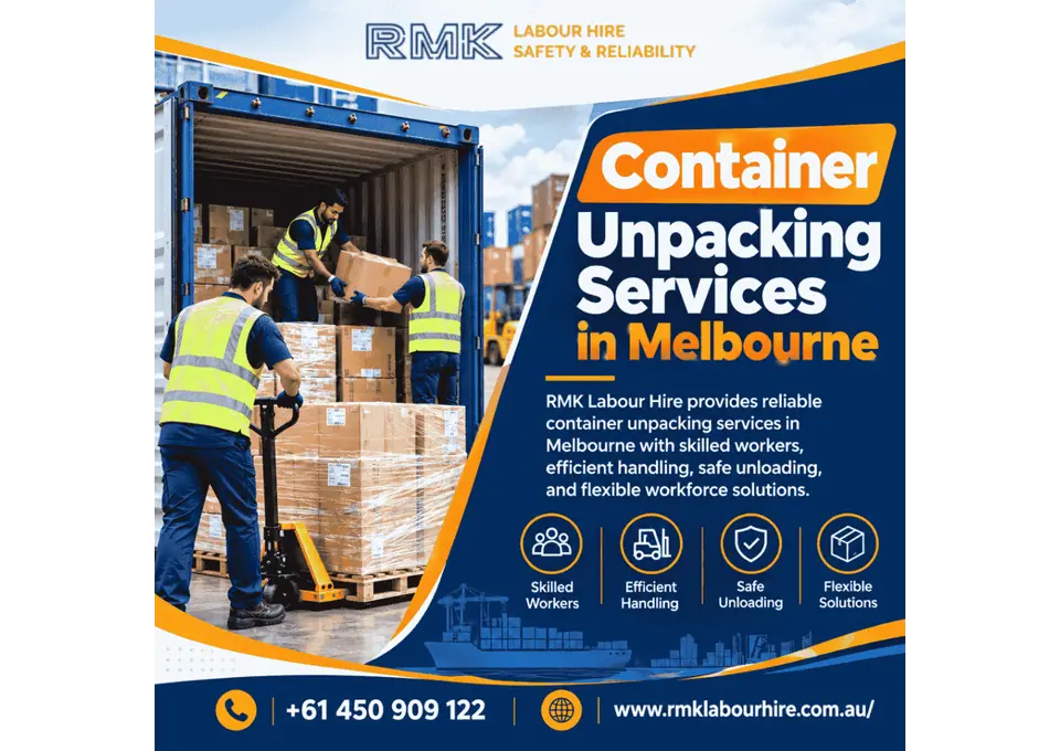 container unpacking services in Melbourne photo 1