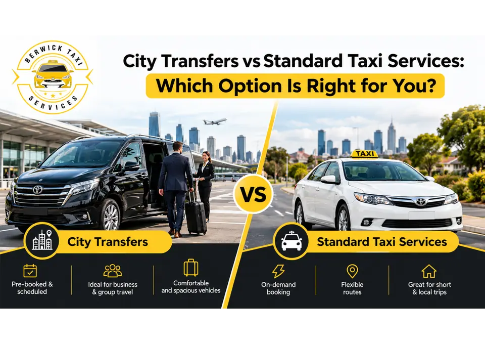 City Transfers vs Standard Taxis: Which Service Fits Your Journey?