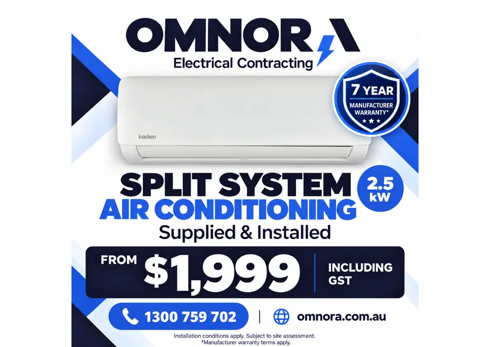 2.5kW Air Conditioning Supplied & Installed – From $1,999 | Perth