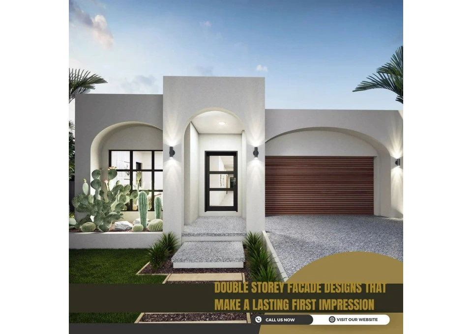 Explore Contemporary Double Storey Facade Ideas for Your Home photo 1
