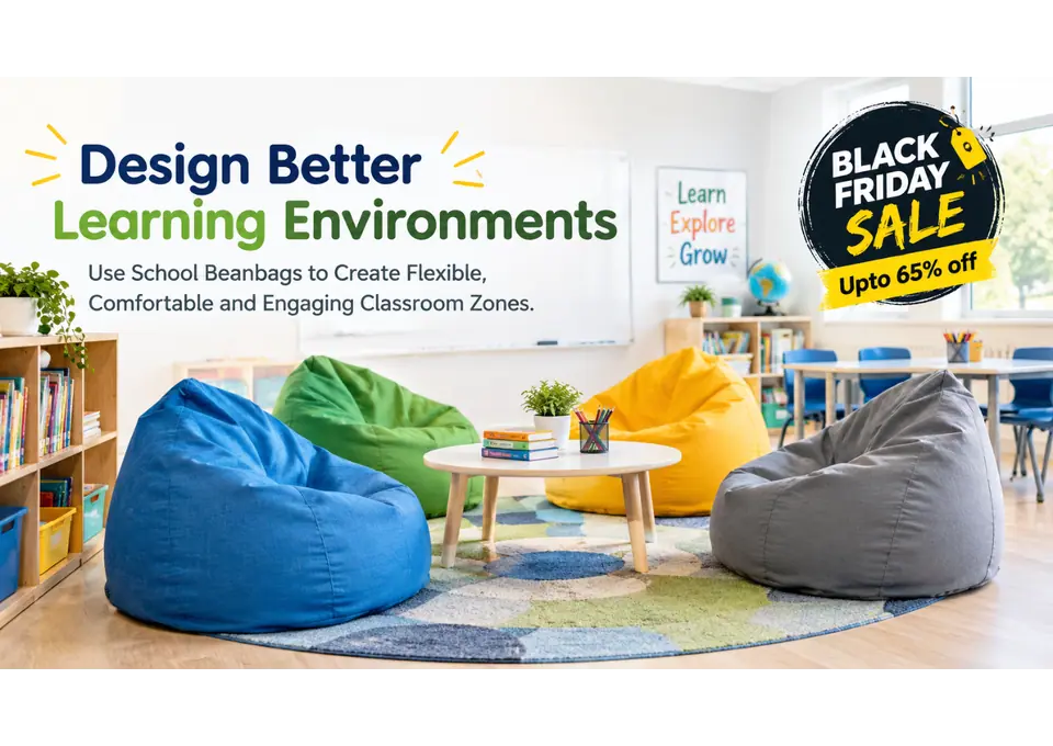 Black Friday Sale – Up to 65% Off Durable, Easy-Clean School Beanbags photo 1