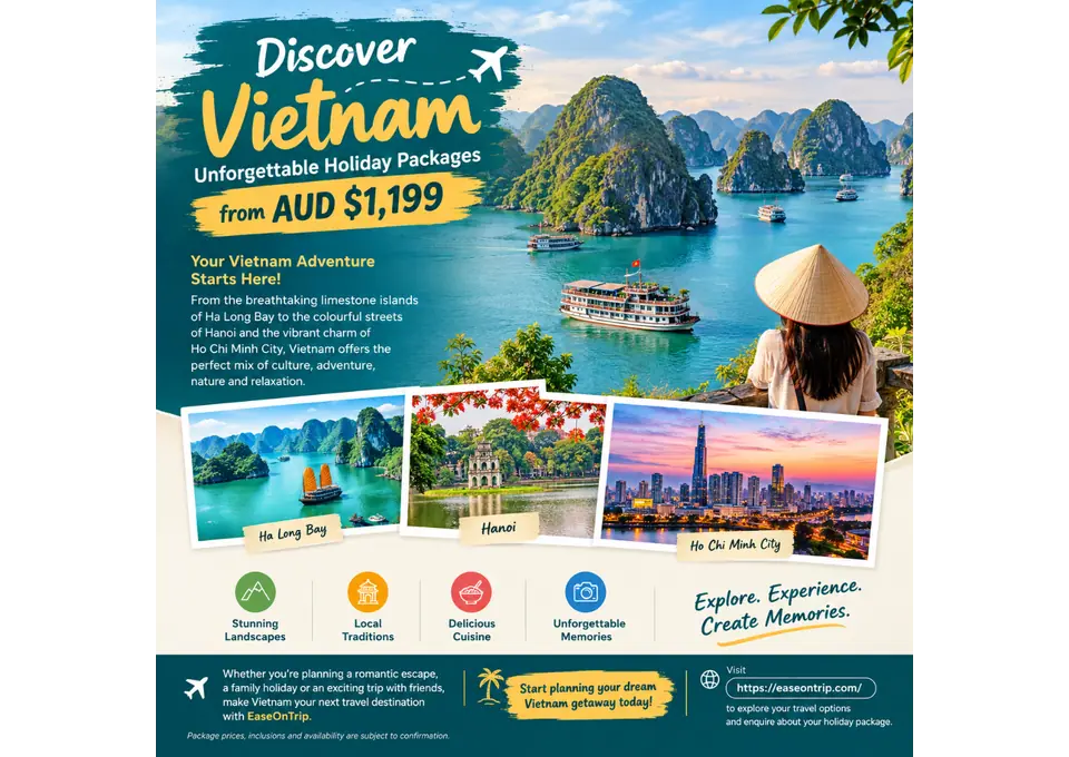 Discover Vietnam: Unforgettable Holiday Packages from AUD $1,199