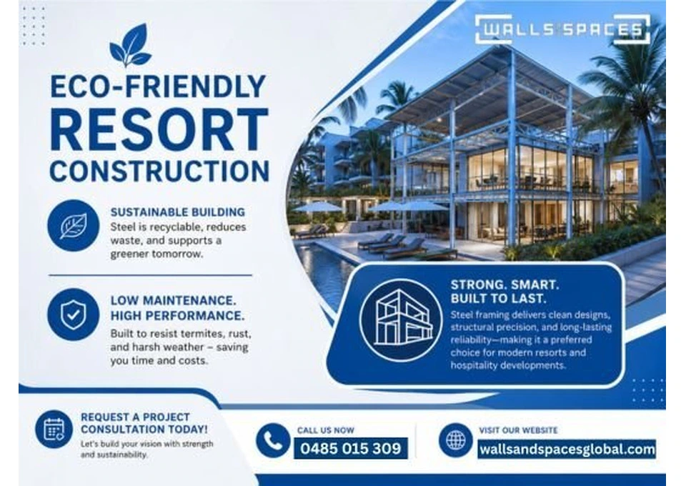 Eco Resort Builders | Sustainable Steel Framing