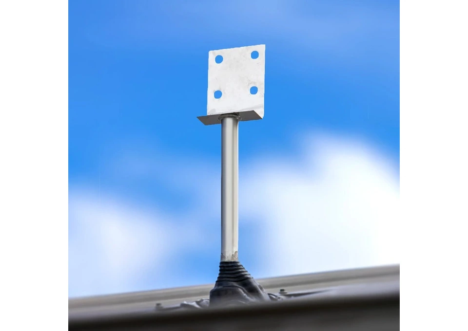 Lift Your Shade Sail with a Roof Anchor Mast photo 1