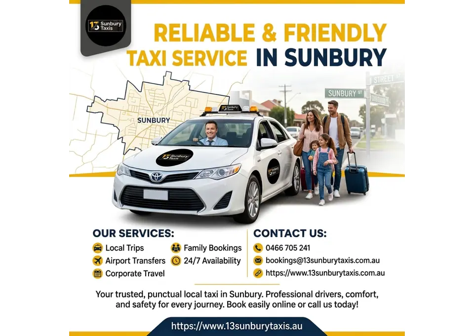 13 Cabs Sunbury – Reliable Taxi & Melbourne Airport Transfers photo 1