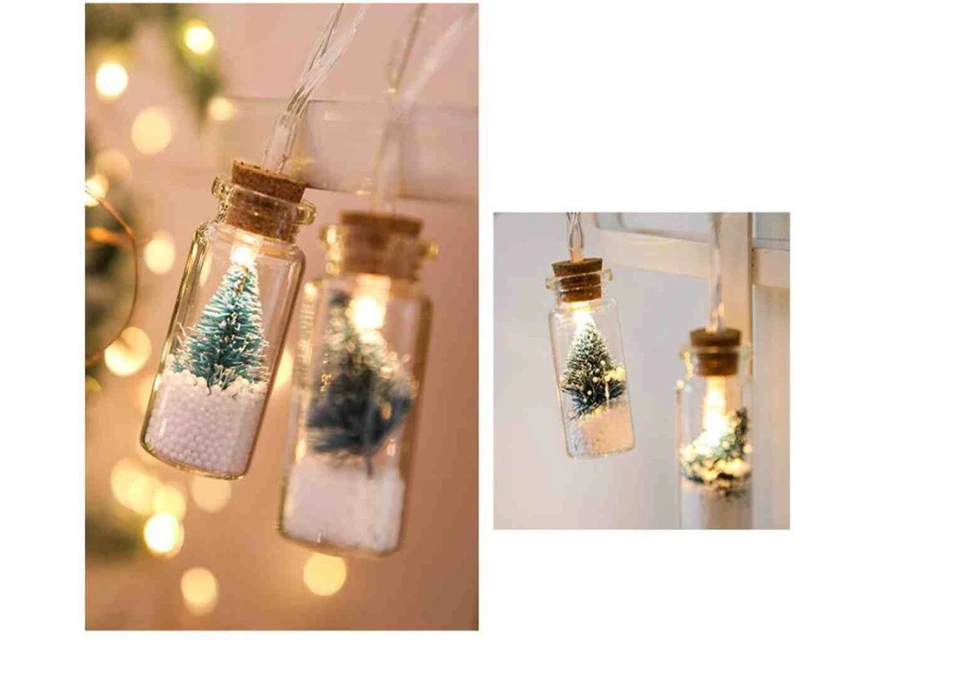 Merry Christmas Wishing Bottle Light for Sale in Australia