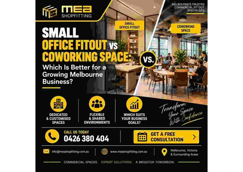 Small Office Fitout vs Coworking Space: Which Is Better for a Growing Melbourne Business?