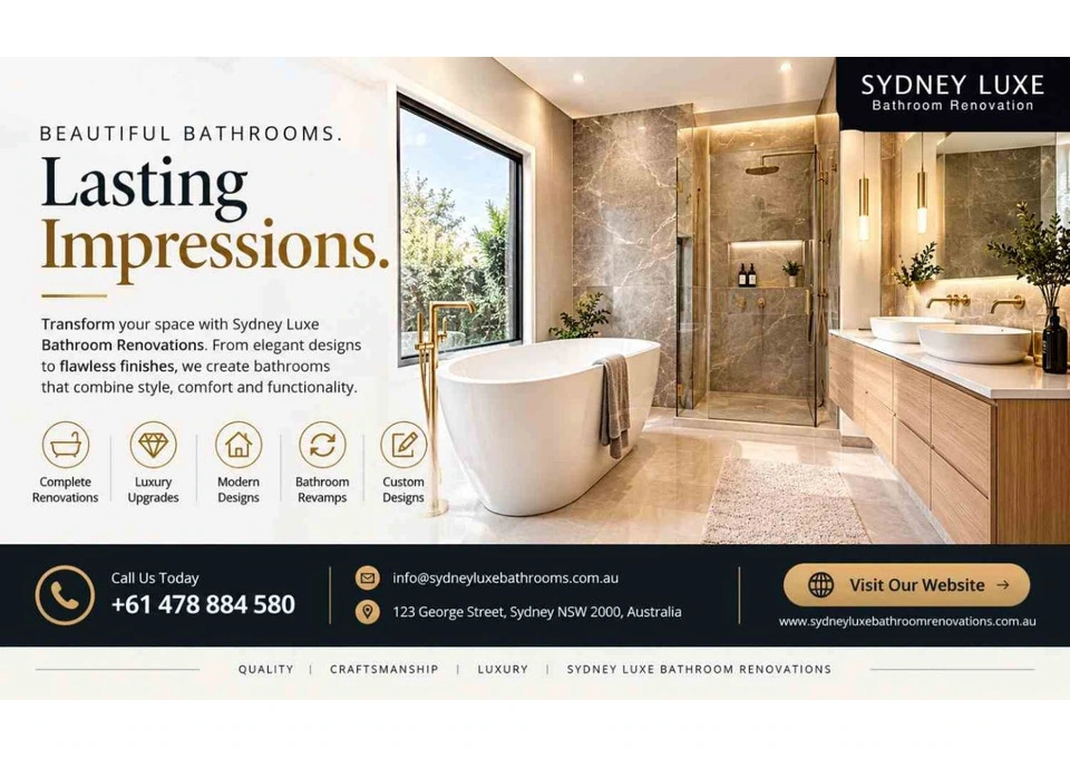 Sydney Luxe Bathroom Renovations – Upgrade Your Bathroom in Style photo 1