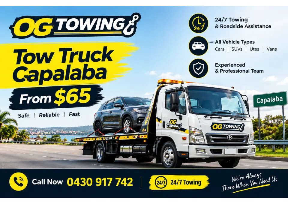 Tow Truck Capalaba From $65 | 24/7 Towing | OG Towing photo 1