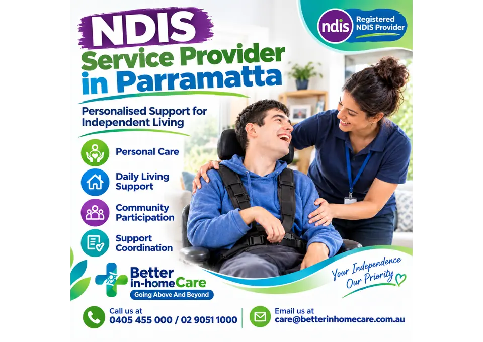 Trusted NDIS Service Provider in Parramatta, 02 9051 1000 | Betterinhomecare