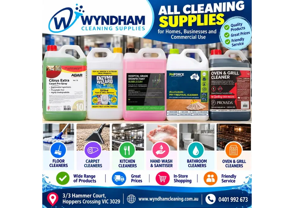 Chemical Suppliers Melbourne: Reliable Cleaning Solutions from Wyndham Cleaning Supplies photo 1