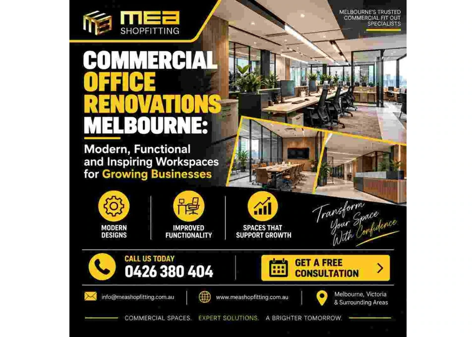 Commercial Office Renovations Melbourne